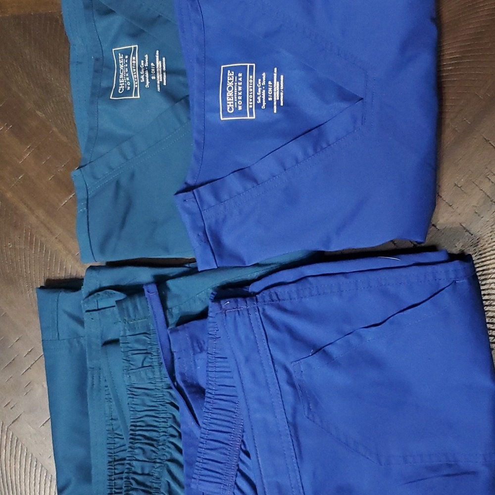 Cherokee Workwear Revolution Scrub Sets (2 matching sets)
